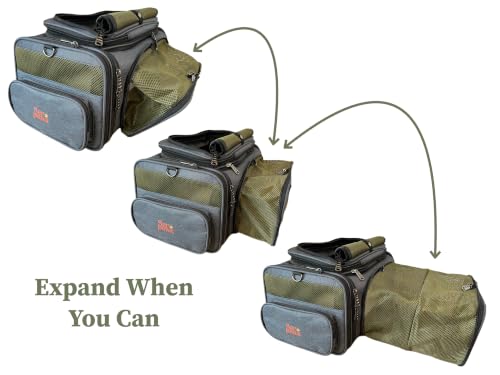 Two-Room Pet Carrier | 18x11x9 | Airline Approved Pet Carrier | 3-Way Expandable | Small Dog Carrier | Cat Carrier | Removable Wheels | Patent Pending