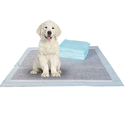 BV Charcoal Puppy Pads XL 320 Count 34"x28" - Leak-Proof Pee Pads for Dogs with 6-Layer Absorbent Design & Built-in Attractant - Dog Pad Extra Large with Charcoal for Odor Control - for Large Dogs - size: XL / 320-Count (Charcoal)