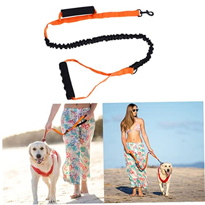 Toddmomy Pet Leash Rope Large Dogs Reflective Heavy Duty Training Lead Padded Handles for Comfort