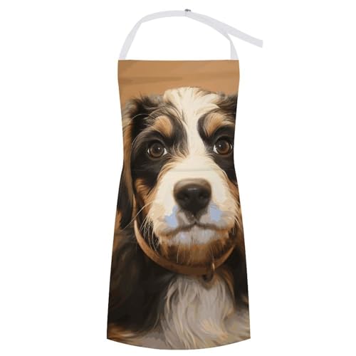 Dog Training Apron with Pockets - Durable Adult Kitchen Apron for Men And Women Adjustable Work Apron for Kitchen Cooking Restaurant BBQ Painting Crafting