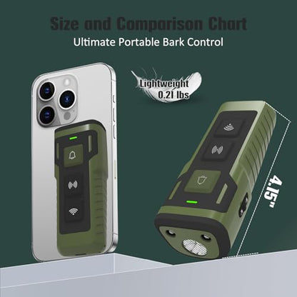 Dog Bark Deterrent Device Ultrasonic Anti-Barking Devices Up to 50FT Long Range & Rechargeable Dog Training Device Safe & Effective Portable Barking Control Devices for Dogs