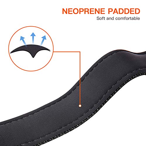 HEELE Dog Collar, Reflective Dog Collar, Soft Neoprene Padded Breathable Nylon Pet Collar Adjustable for Small Dogs Puppy, Khaki, XS(7.87-11.81") - color: Khaki, size: X-Small (7.87-11.81")