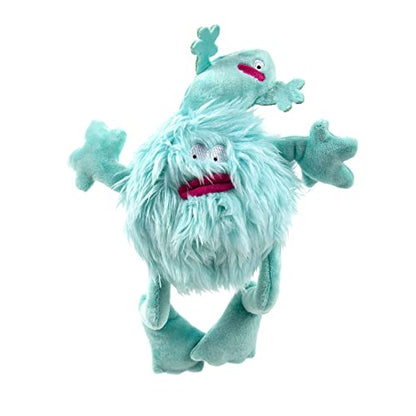 goDog PlayClean Germs Squeaky Plush Dog Toy with Odor-Eliminating Essential Oils, Chew Guard Technology - Seafoam, Small - color: Germs Monster Seafoam, size: Small