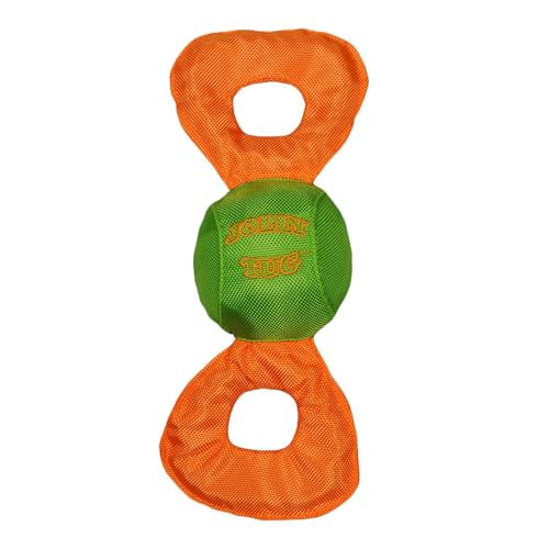 Jolly Pets Jolly Tug Dog Tug and Squeak Toy, Extra Large (Assorted Colors) - size: Extra-Large