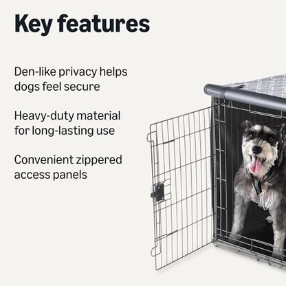 Amazon Basics Dog Crate Cover for 36 inches Wire Cage, Kennel Cover - size: 36.0"L x 23.0"W x 26.0"H