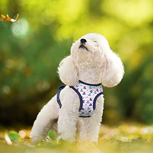 Mile High Life Step in Dog Harness for Small Dogs No Pull, Easy Get on Air Mesh Vest Harness, Adjustable Easy Closures Both Neck and Chest (White, XS Chest 11.4"-16.1") - color: White, size: XS Chest 11.4"-16.1"