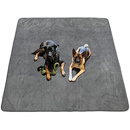 Dog Pee Pad Washable Extra Large, Instant Absorb Thicker Training Pads Non-Slip Pet Playpen Mat, Waterproof Reusable Floor Mat Ideal for Puppy Senior Dog Whelping Incontinence Housebreaking 65x48 Inch - size: 65“x48"