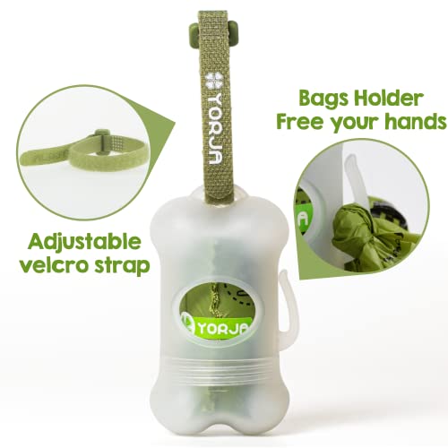 Dog Poop Bags Rolls with Dispenser & Holder, 510 Pet Waste Bags, 100% Leak Proof Extra Thick and Strong Corn Starch Blend - size: 1 Count (Pack of 510)