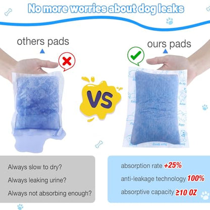 Dog Diaper Liners for Dog Diapers Male and Female 150ct Super Absorption Disposable Booster Pads for Most Reusable Pet Belly Bands, Washable Puppy Diaper Wraps - size: Large (150 Count)