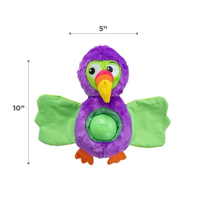 Outward Hound by Nina Ottosson Hide-Ablez Plush Dog Puzzle with Treat Ball, Toucan, Multicolored - color: Hide-Ablez Toucan