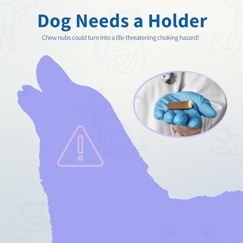 PetClan Chewise Bully Stick Holder, Improved Bully Sticks Holder, Ultimate Secure Heavy Duty, BPA-Free Safety Device to Prevent Choking, Fits Various Bully Sticks and Dog Sizes - color: Purple, size: Small