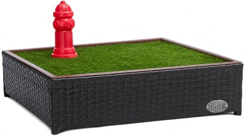 Porch Potty Dog Potty Turf, Small 26x50x7, Without Sprinkler System | Reusable Artificial Grass Pad, Washable Mat with Mesh Backing, Fast Drainage Design, Quick-Drying Surface, Pet Potty Training - size: PP Small New
