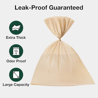 VETRESKA Dog Poop Bags, Leak Proof, Extra Thick and Large Pet Waste Bags for Dog Walking and Cat Litter, Sandalwood & Almond Scented, 300 Bags - size: 1 Count (Pack of 300), style: Santal Forest
