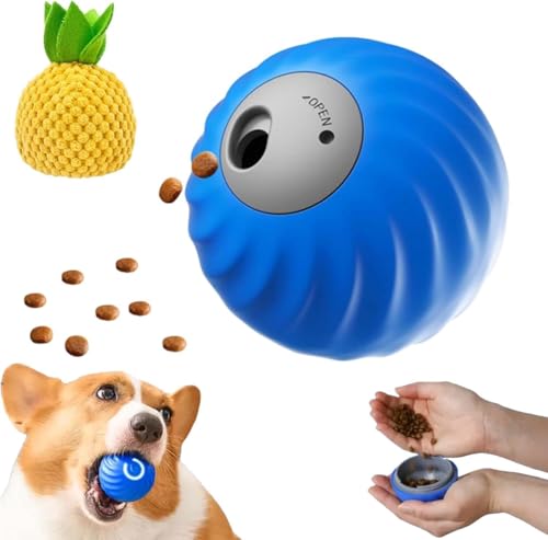 Zoomie 2.0 Buddy, Interactive Dog Toys, Treat Dispensing Dog Puzzle Toy for Small, Medium, Large – Dogs, Enrichment Toys Fun Toys to Keep Them Busy Indoors or Outdoors (Blue) - color: Blue