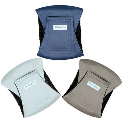 Paw Legend Washable Dogs Diapers Male Dog Belly Bands for Male Dogs Diapers Reusable Puppy & Doggie Diapers Male - color: Grey, Brown, Navy, size: X-Small