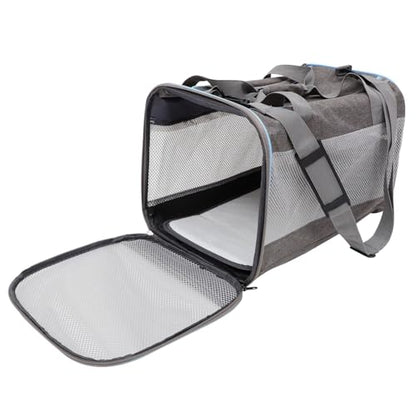 Cat Carrier Backpacks Top Loading Cat Carrier Soft Sided Mesh Pet Travel Bag
