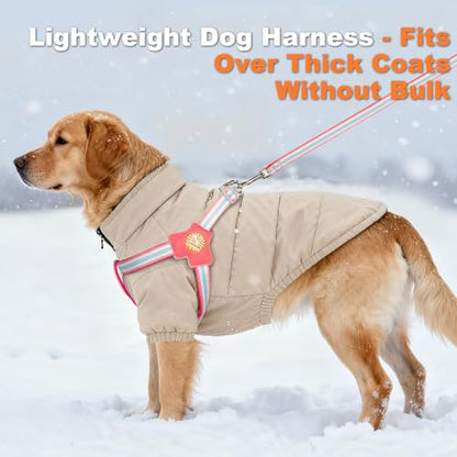 COODEO Anti-Pull Dog Harness with Reflective Strips & Breathable Padding & Anti-Escape Design, Quick Adjustable Dogs Training & Walking (Pink, XS) - color: Pink, size: XS