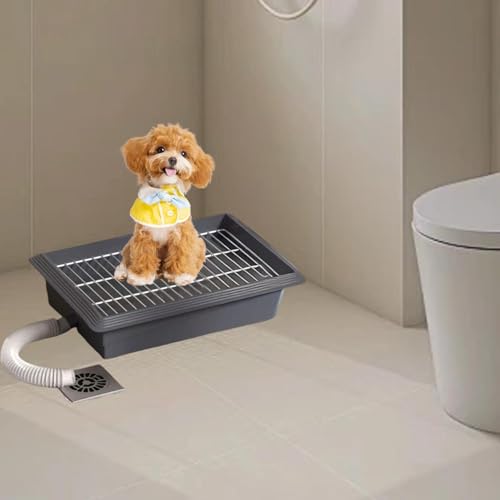 Litter Tray Toilet Small Puppy Medium Dogs Toilet Tray Cat Supplies Portable Dog Potty Pan Litter Cleaner Featuring Easy-to-Clean Removable mesh and