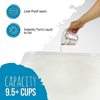 Bulldogology Premium XXL Puppy Pads with Adhesive Tabs - Dog Pads Extra Large (30x36) - Leak Proof Dog Pee Pads Extra Large - Ultra Absorbing Extra Large Puppy Pads (40-Count, White) - size: 40-Count (30x36)