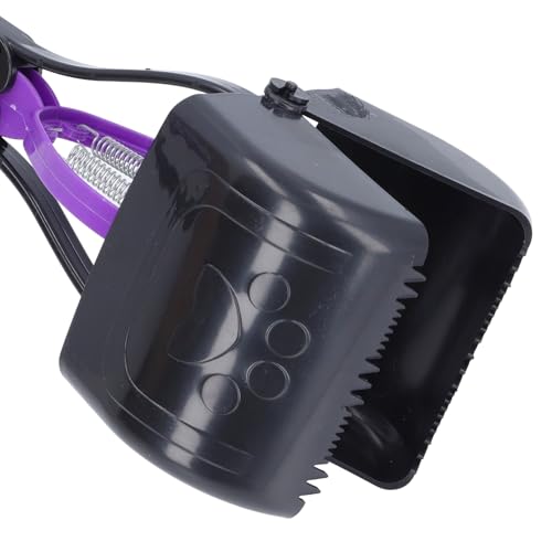 17.7in Large Pooper Scooper, Long Handle Dog Poop Scooper Pet Waste Cleanup Tool for Medium Large Dogs Grass Gravel Pick Up