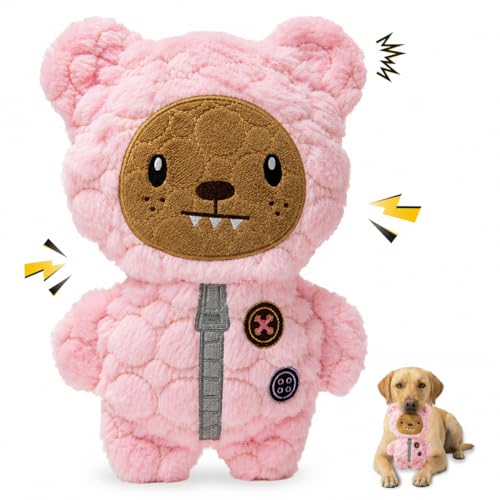 Bite Force - Dog Toy Durable & Strong Plush Monster, Kevlar-Reinforced for Aggressive Chewers - color: Stitches