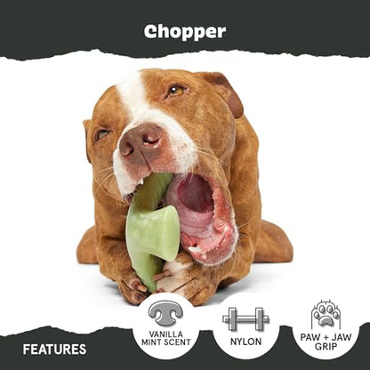 Barkbox Super Chewer Tough Dog Chew Toys for Aggressive Chewers, Dental Stimulating (Chopper - Large) - color: Chopper - Large, size: Medium/Large