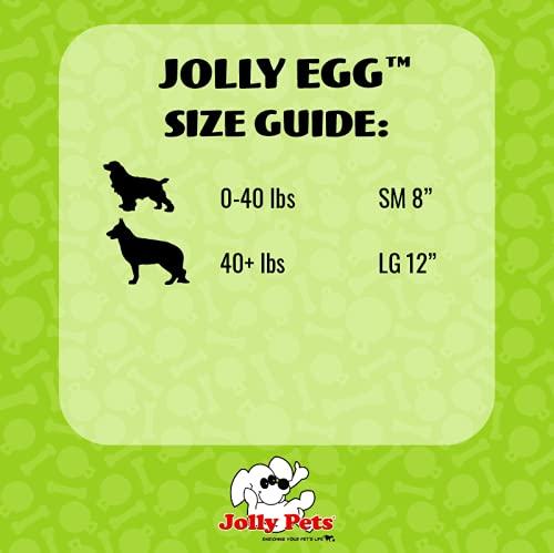 Jolly Pets Jolly Egg Dog Toy, 8 Inches/Medium, Yellow (Pack of 2) - color: 옐로우, size: Medium (8 in) (Pack of 2)