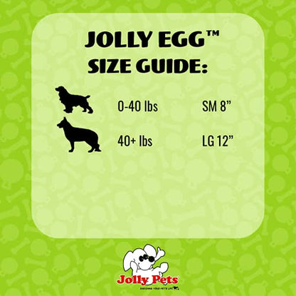 Jolly Pets Jolly Egg Dog Toy, 8 Inches/Medium, Yellow (Pack of 2) - color: 옐로우, size: Medium (8 in) (Pack of 2)