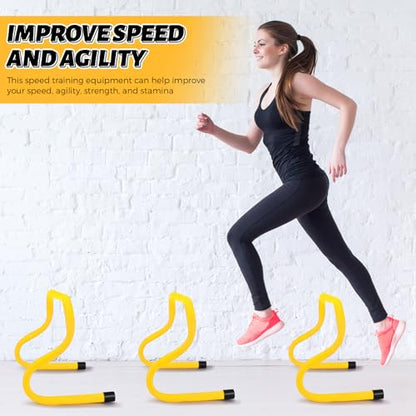 Wettarn 20 Pcs 9" Speed Training Agility Hurdles for Athletes Training Hurdles Reliable Training Hurdle Plyometric and All Purpose Hurdles Training Equipment for Soccer Basketball Football