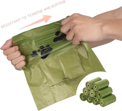 2 Pack Poop Bag Holder with Flashlight Waste Bag Dispenser for Leash with Clip and Battery Poop Bag Dispenser with Green Scented Poop Bags for Dog Walking(Pink,2 Dispenser 60 Bags) - color: Pink