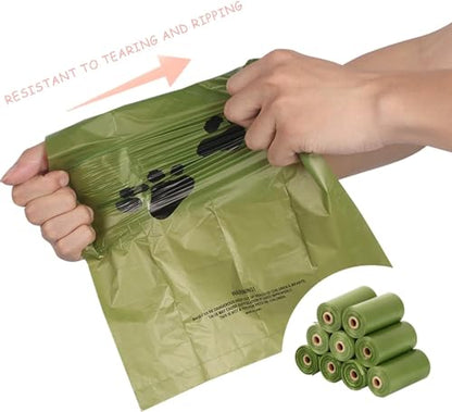 2 Pack Poop Bag Holder with Flashlight Waste Bag Dispenser for Leash with Clip and Battery Poop Bag Dispenser with Green Scented Poop Bags for Dog Walking(Pink,2 Dispenser 60 Bags) - color: Pink