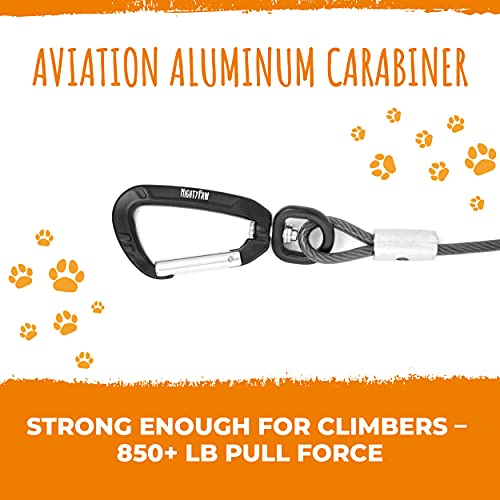 Mighty Paw Dog Seat Belt Vehicle - Chew-Proof Dog Belt - Great for Teething Puppies - Latch Bar Attachment Like Child's Car Seat - Aviation Aluminum Carabiner - Strong Enough for Climbers - 850+ LB - style: Chewproof - 32"