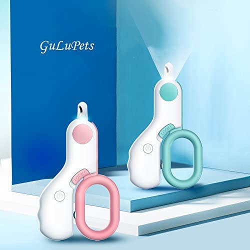 Small Animals Nail Clippers with LED Lights to Avoid Excessive Cutting and Razor Sharp Blades - Professional Claw Trimmer for Tiny Dog Cat Kitten Bunny Rabbit Bird Guinea Pigs Ferret Hamsters (Blue) - color: Blue