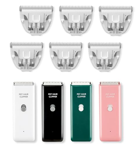 Washable Replacement Blades for Dog Clipper,Replacements Blades for Dogs and Cats Grooming Clippers,6 PCs of Replacement Blades Only - color: Tb022-6pc