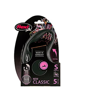 Flexi - New Classic Leash - Black - S - 16 ft - size: 5 meters
