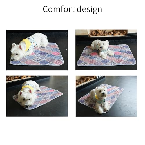 Reusable Puppy Pee Pads, Super Absorbent, Waterproof and Leak Proof, Bottom Anti Slip, Washable, Puppy Toilet Training pad. Suitable for Small to Medium-Sized Dogs (31*36inch(2pieces)) - size: 31*36inch(2pieces)
