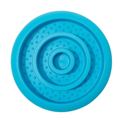 Slow Feeder Lick Mat for Dogs - Keep Them Busy - Natural Rubber Dog Frozen Treat Toys - Durable Interactive Enrichment Toys - Licking Dish for Dog De-Stressing, Blue - color: Blue