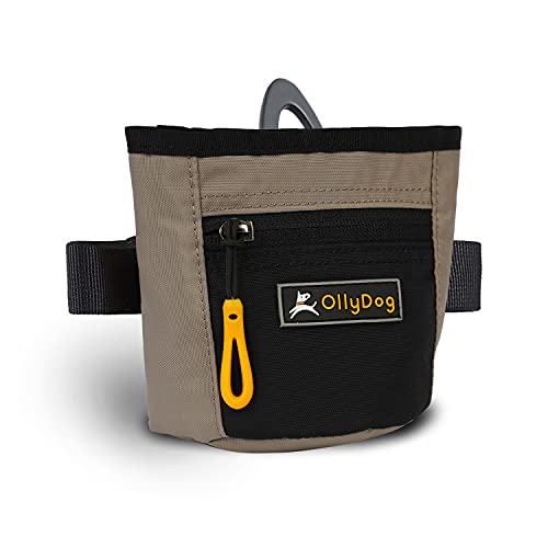 OllyDog Dog Treat Bag with Belt Clip, Champagne, One Size - color: XChampagne