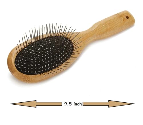 Dog and Cat Professional Oval Grooming Pin Brushes Choose Size Style and Type All Have Ergonomic Handles (Groomers Set - All 6 Brushes) - size: Groomers Set - All 6 Brushes