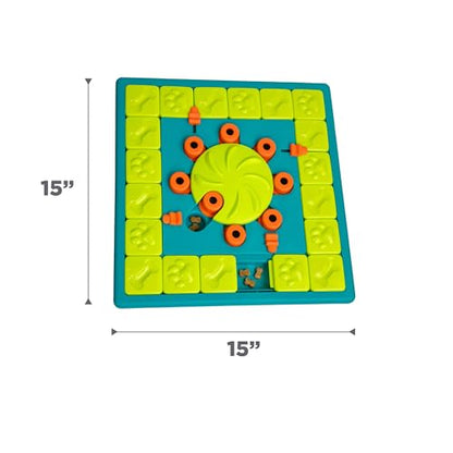 Outward Hound by Nina Ottosson MultiPuzzle – Interactive Dog Treat Puzzle Enrichment Toy, Level 4 Expert - color: Multipuzzle (Green)