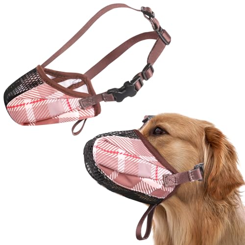 Dog Muzzle Basket Air Muzzle for Large Dogs, Anti Chewing (Coffee, XL) - color: Coffee, size: XL