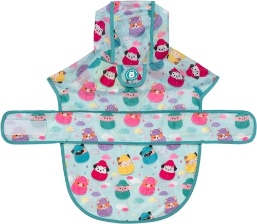 Squishmallows Original Extra-Large It’s Raining Squish Pet Raincoat - Ultrasoft Official Jazwares Pets Apparel - size: Extra-Large