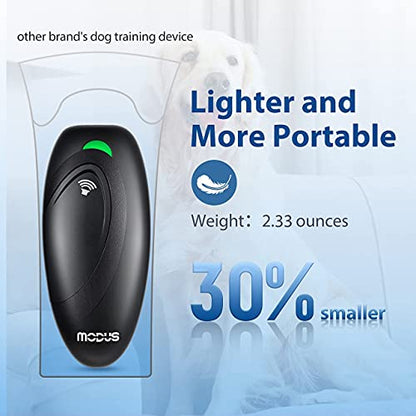 Dog Barking Control Devices 3 Modes Ultrasonic Dog Training and Anti-Barking Device Rechargeable Dog Barking Deterrent Devices,Alternative to Anti bark Collar,Barking Silencer Indoor and Outdoor - color: Black2 Dog Bark Deterrent Devices