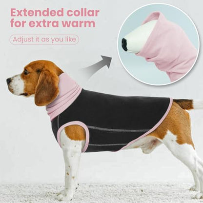 Dog Sweater,Dog Fleece Jacket Vest,Stretchy Pullover Soft Dog Sweatshirt, Lightweight Turtleneck Dog T-Shirts,Pullover Dog Pajamas,Stylish Pet Outfits,Warm Dog Winter Coat for Small Medium Large Dogs - color: Grey, size: XXX-Large