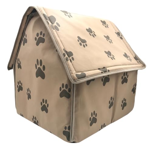 Portable Folding Pet Tent House Warm Mat Dog Shelter for Indoor and Outdoor Use for Dogs Cats and Pets Lightweight and Easy to Carry