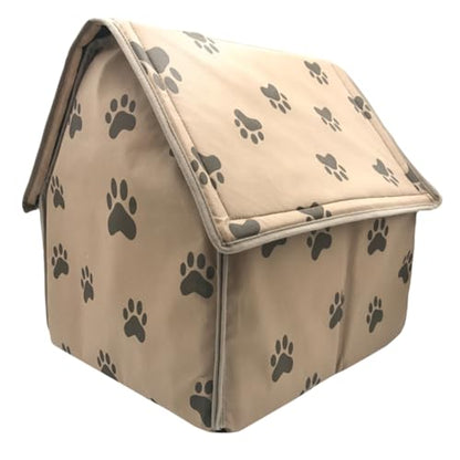 Portable Folding Pet Tent House Warm Mat Dog Shelter for Indoor and Outdoor Use for Dogs Cats and Pets Lightweight and Easy to Carry