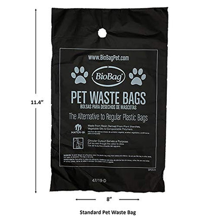 BioBag Premium Pet Waste Bags, Bulk Pack, 2500 Count, Great For All Dog Breeds, Fits in Standard Park Dispensers - style: Standard Bulk Pack (2500 Bags)