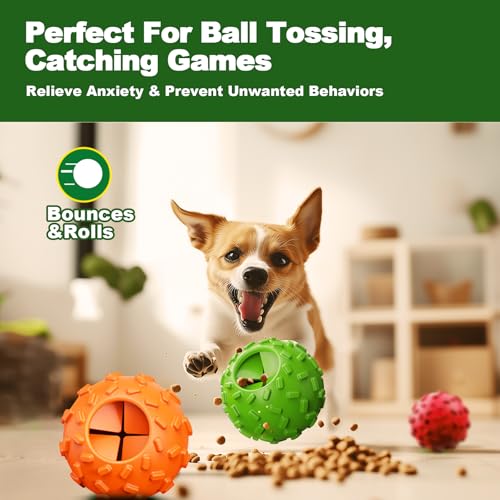 Dog Puzzle Toy 2 Pack – Cognitive Dog Treat Toy,Interactive Dog Toys for Treat Dispensing, Slow Feeder for Mental Stimulation & Anxiety Relief, Puppy Training Toy, Natural Rubber - color: Citrus Paradise