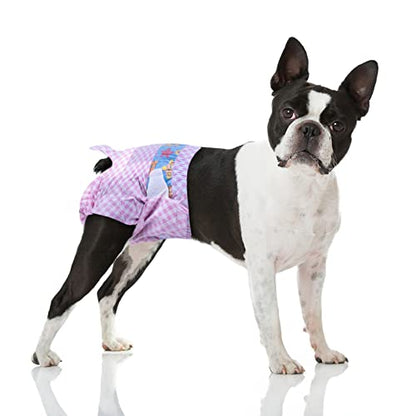Disposable Female Dog Diapers, Puppy Diapers with Adjustable Elastic Waistline for Female Dog or Cat in Heat, Incontinence, Diaper with Wetness Indicator, M-20 Count - size: M-20