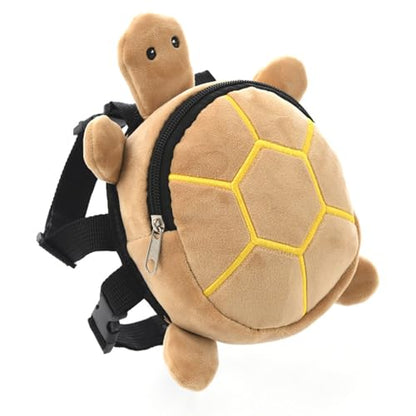 Dog Backpack Harness with Leash, Adjustable Dog Harness Backpack for Small Dogs, Cute Turtles Shape Bag Pet Carrier Backpacks for Hiking Training and Daily Walking - color: Pale yellow